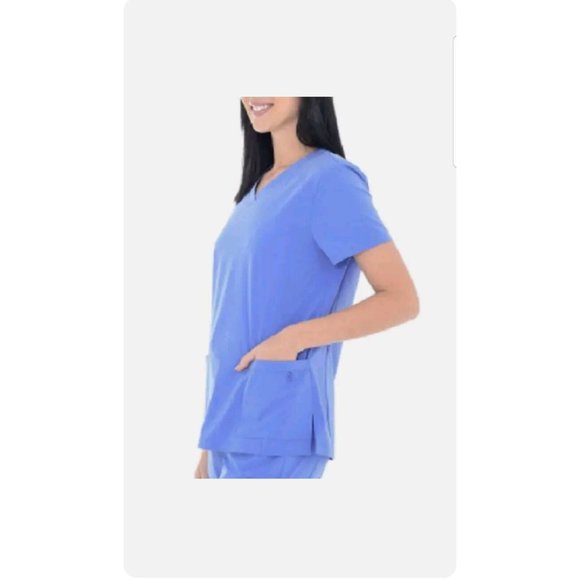 NEW 3 Pack BT Supply Co Women's V-Neck Scrub Top Size Medium - Picture 1 of 2